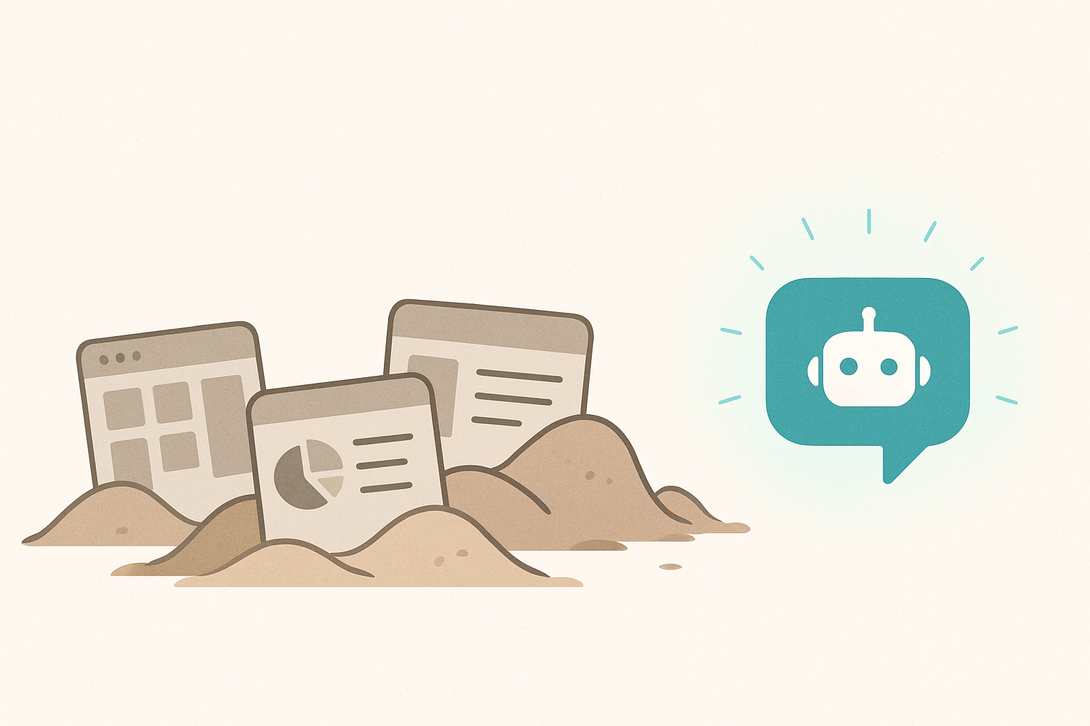 工具廢墟：被遺棄的管理工具 vs 活躍的 AI Bot